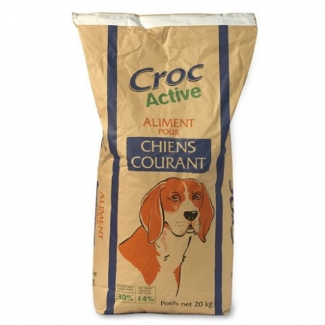 Croquettes pour chien adulte CHIENS COURANT CROC ACTIVE 30-14 20kg